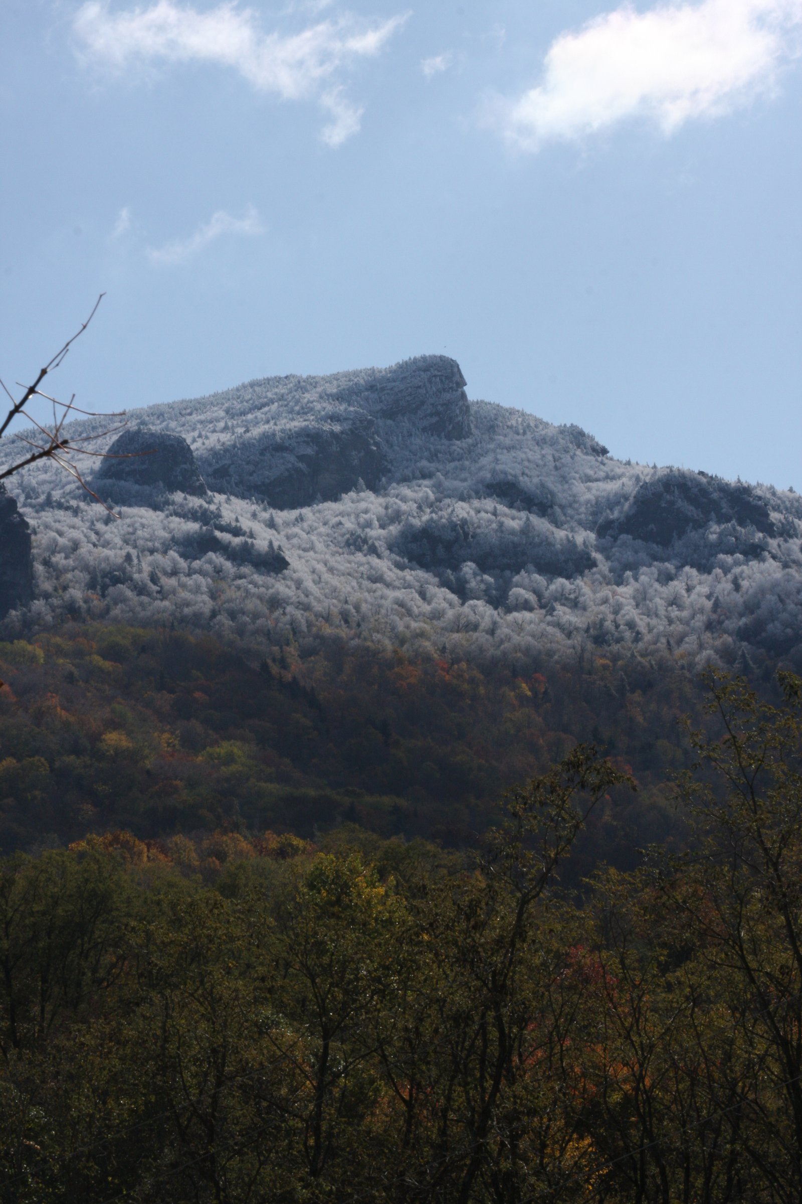 N.C. first snow