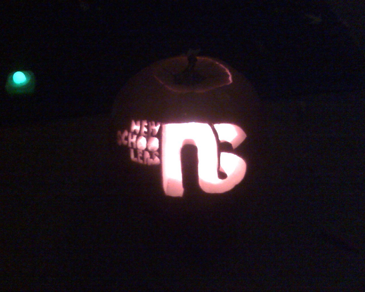 NS logo pumpkin