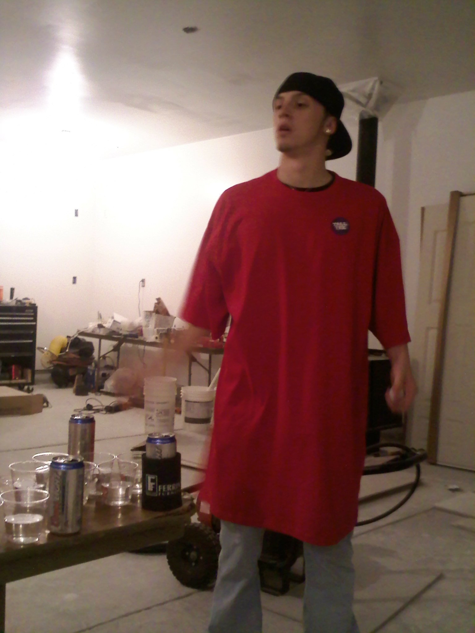 Beer pong and tall tees