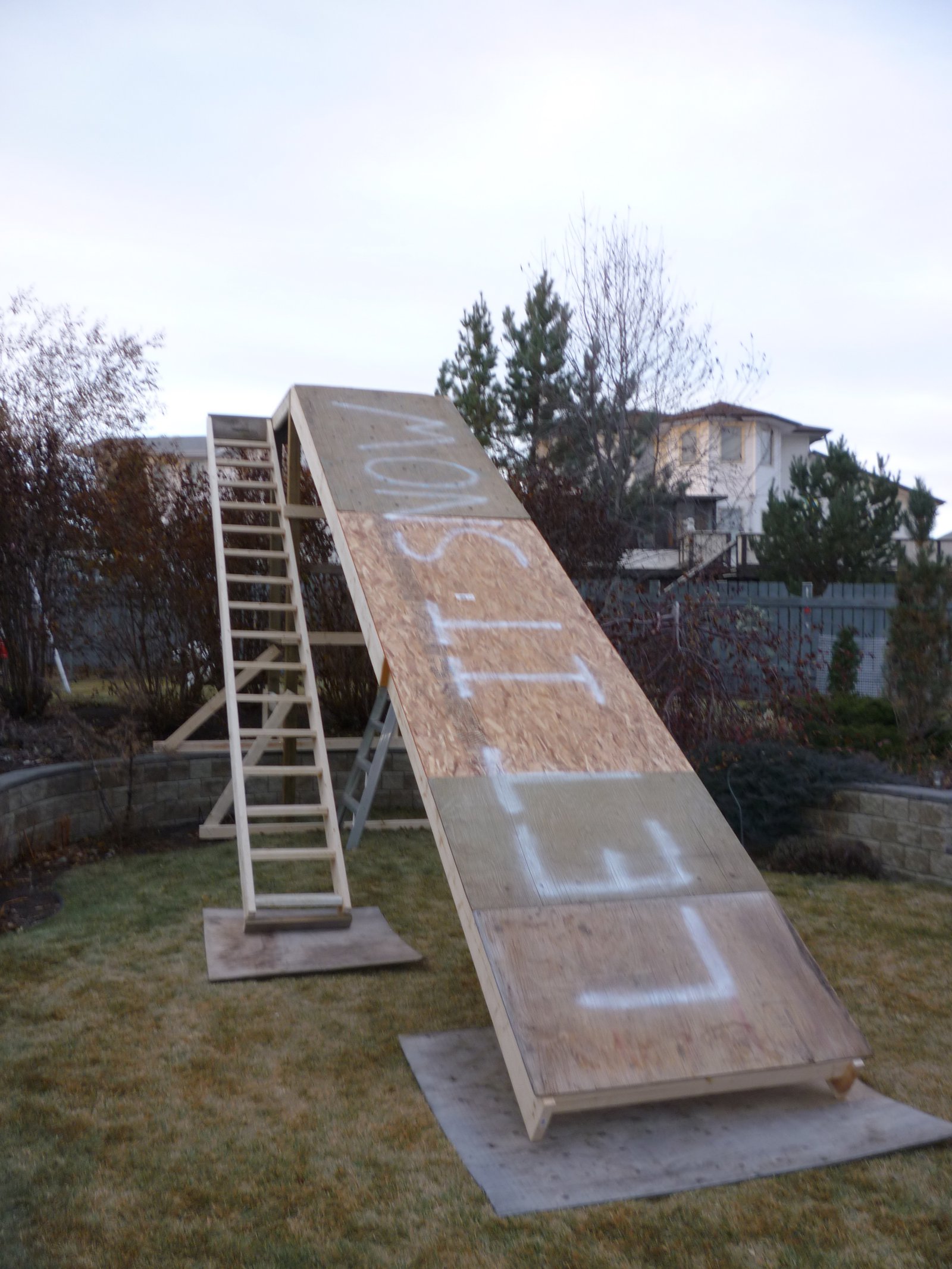 Backyard ramp