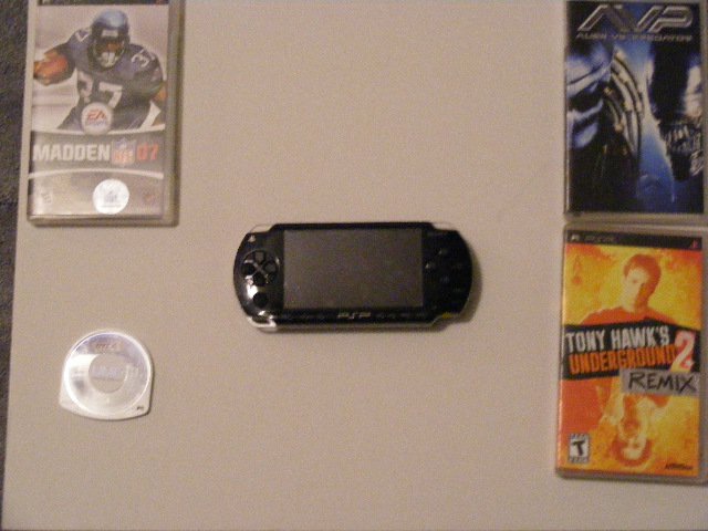 PSP... With 4 games offer up dont know price