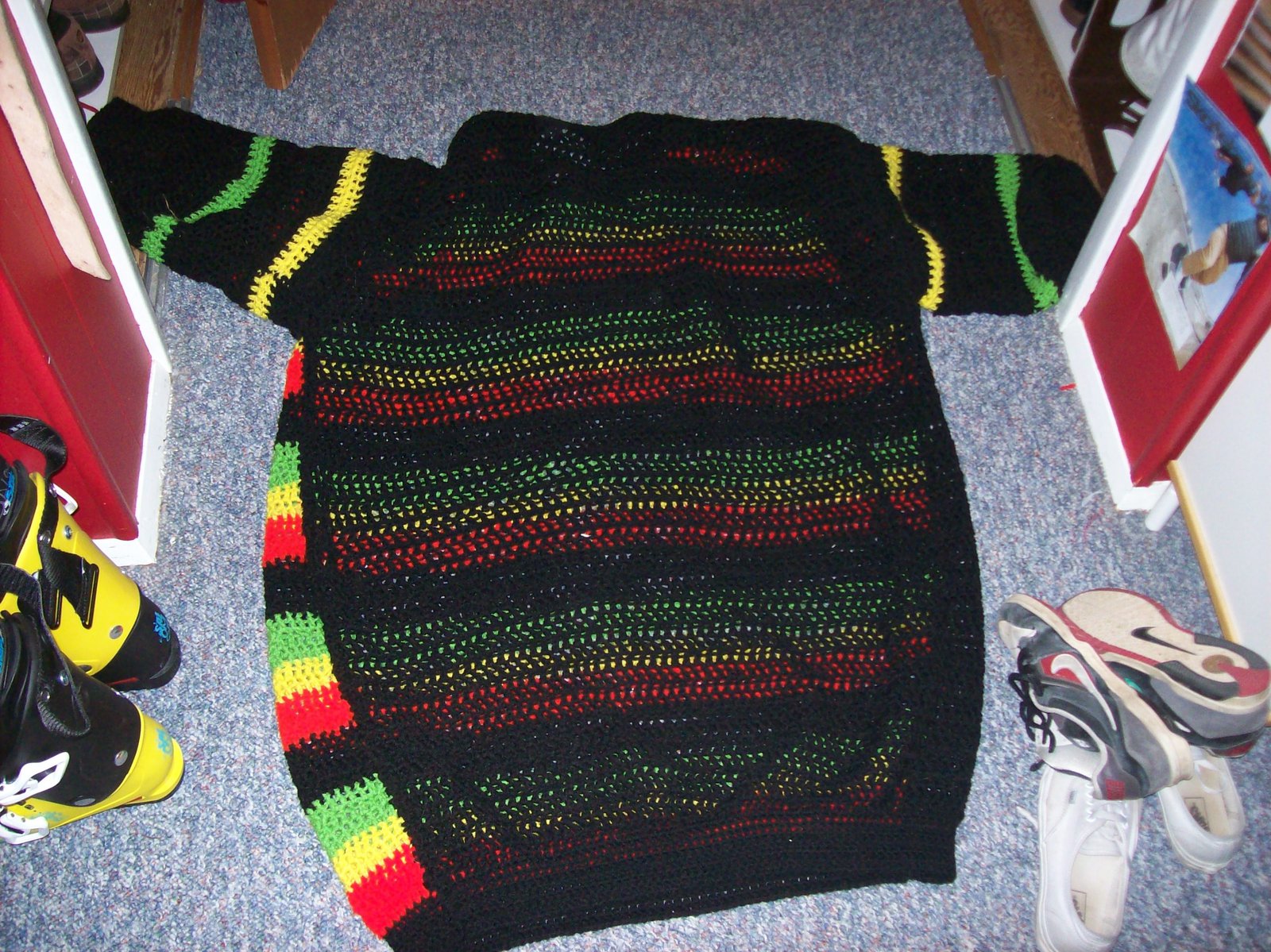 Back of sweater