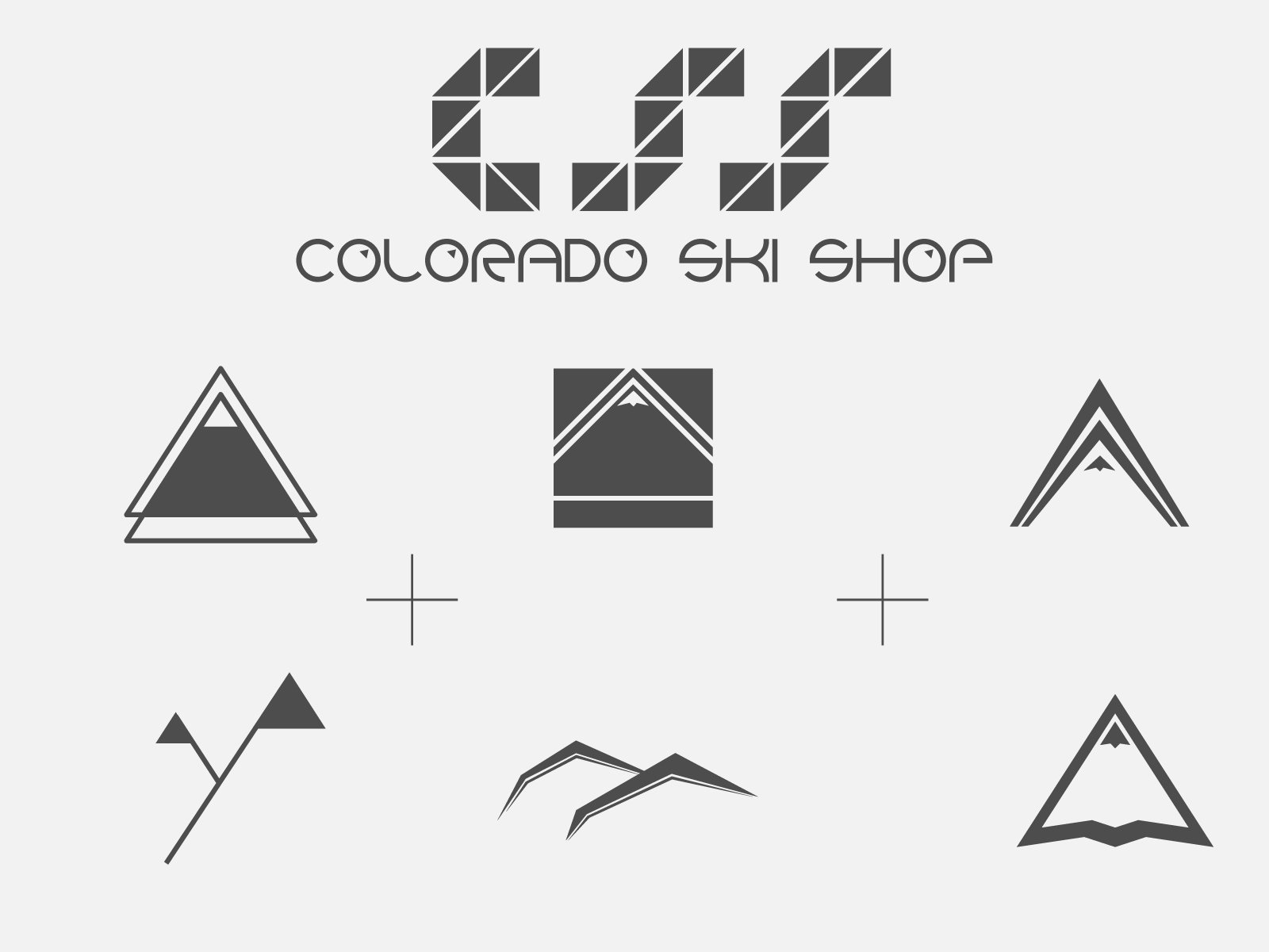 Colorado Ski Shop Logos