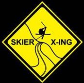 Skier X-ing Logo (copyright)