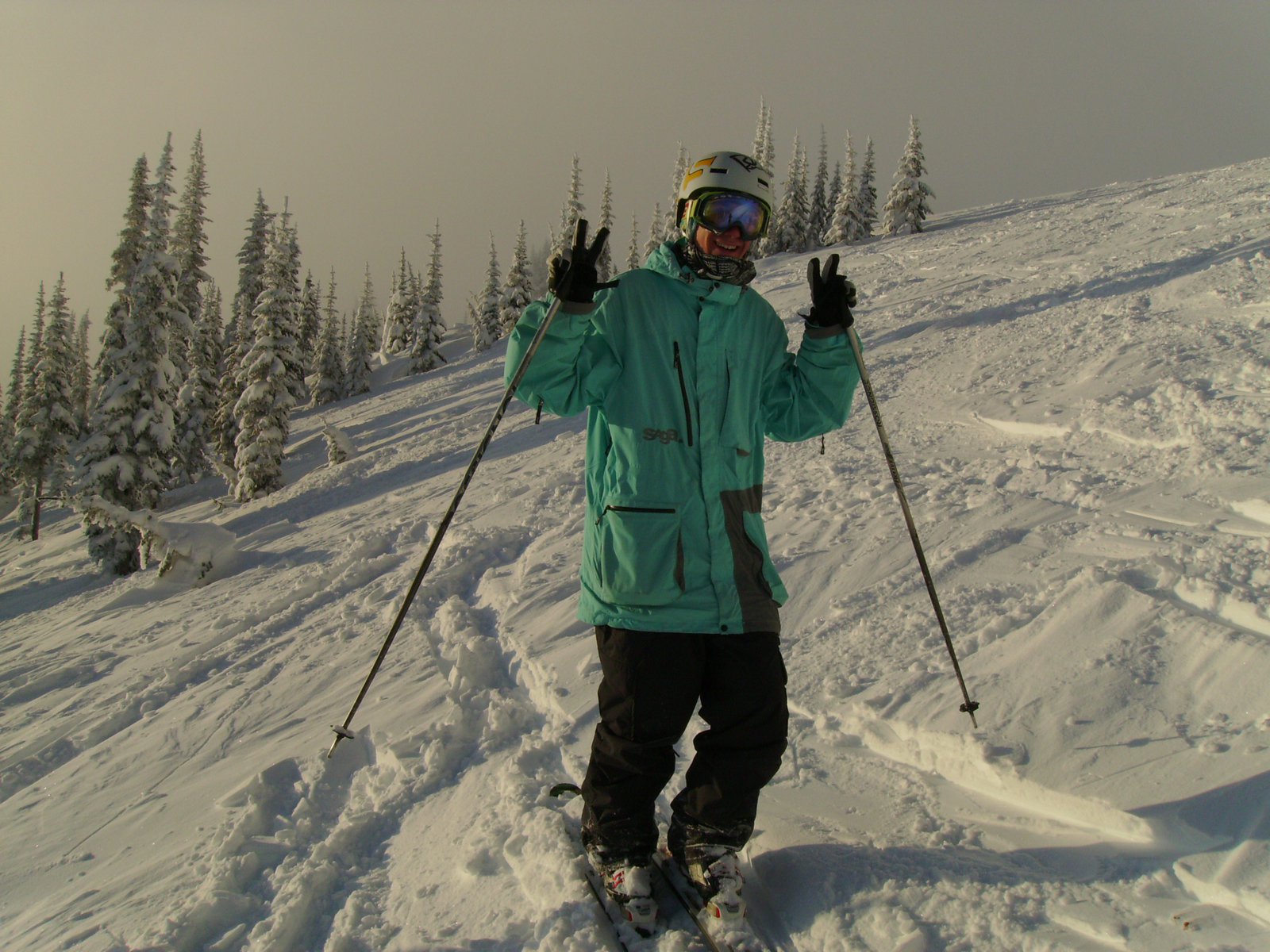 Stoked at the top of Revy