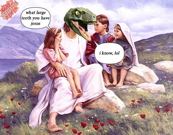 Raptor jesus loves children