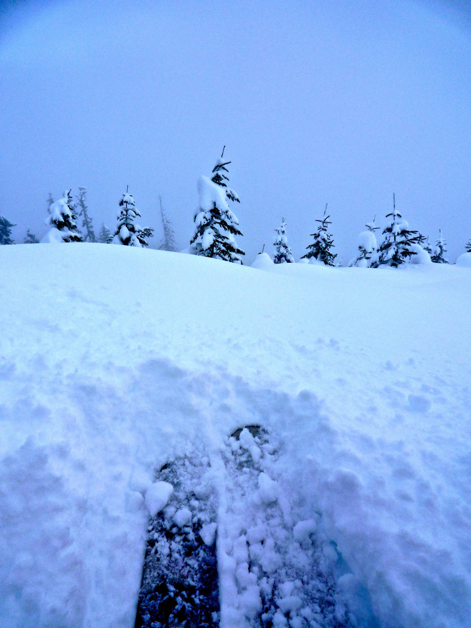 The Start to Some Backcountry Pow