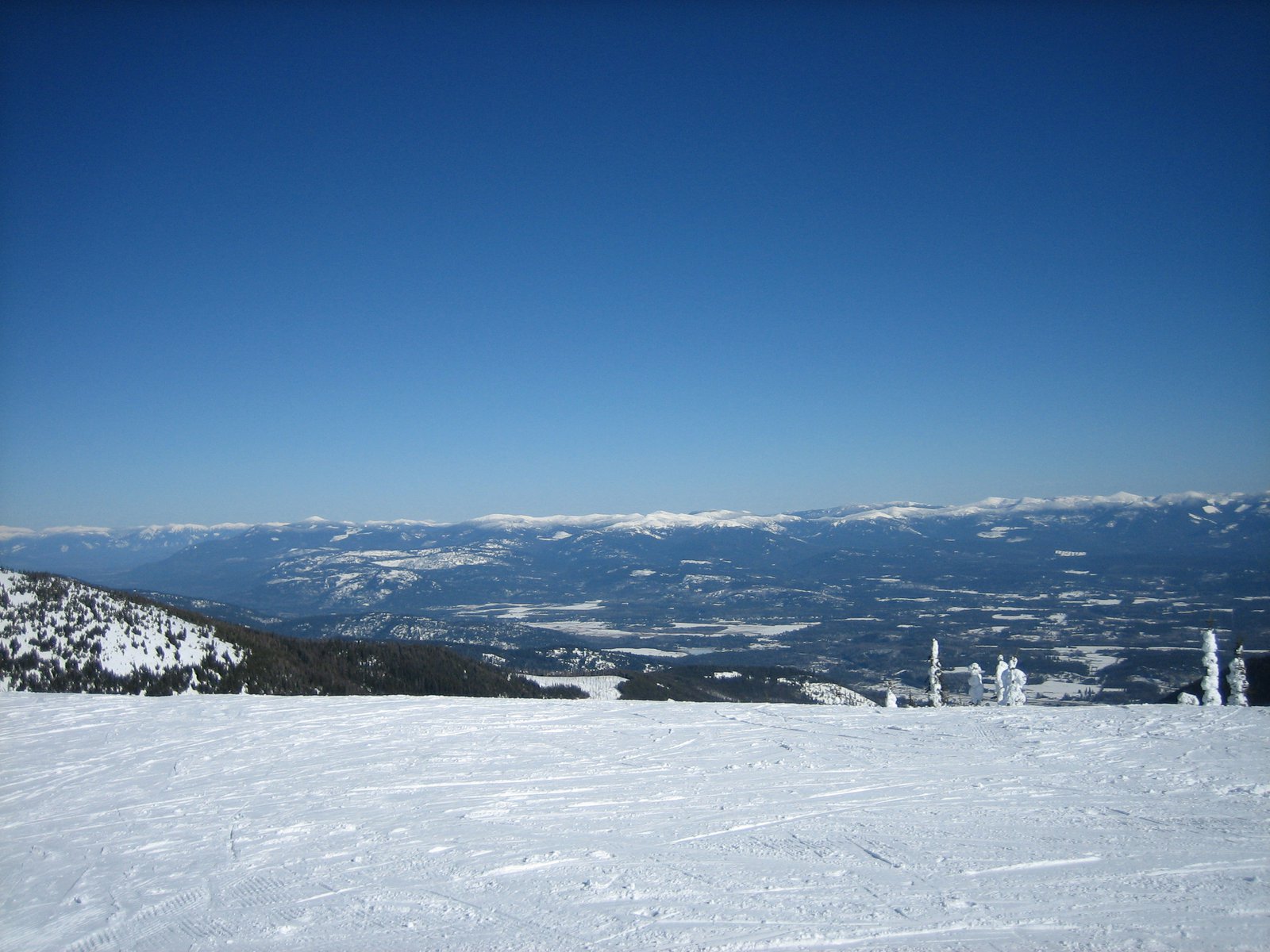 Looking Down at the Valley from Little Blue