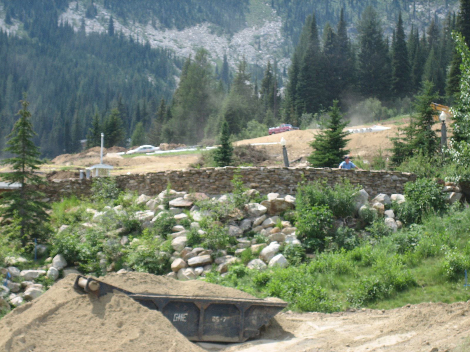 Construction at Schweitzer Mountain Resort, Summer 2007 - 2 of 8