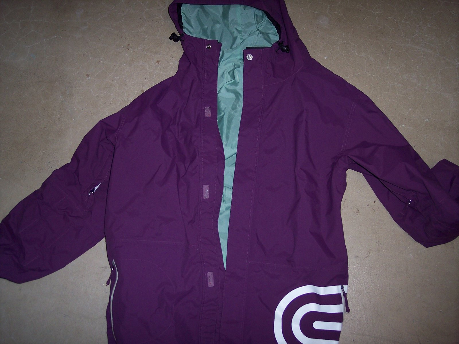 Large purple coat - 1 of 2