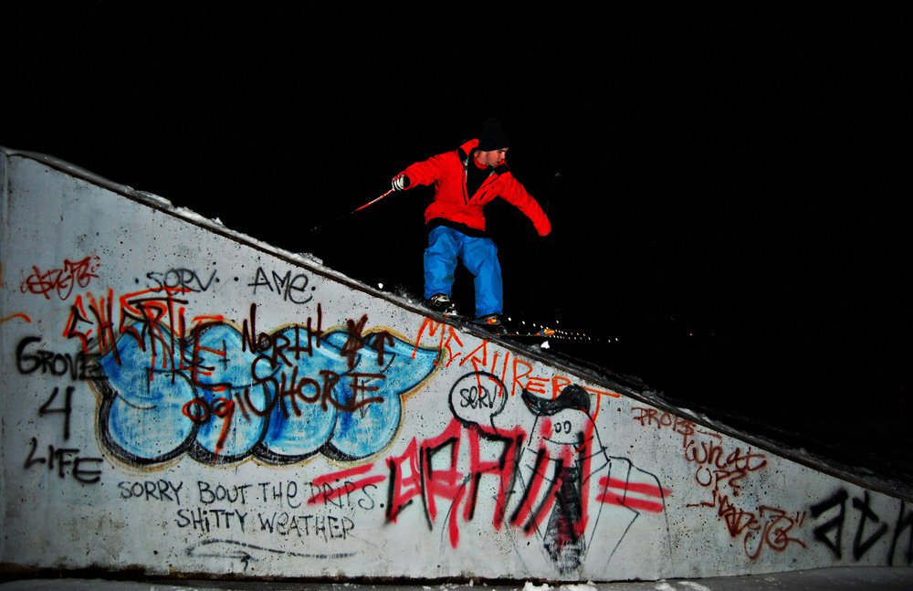 Graffiti Wall Ledge