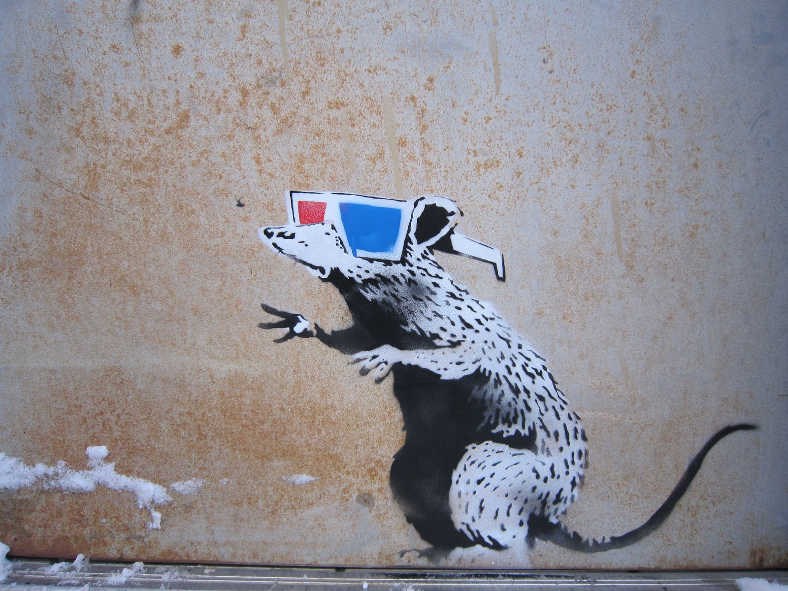 Banksy street art park city