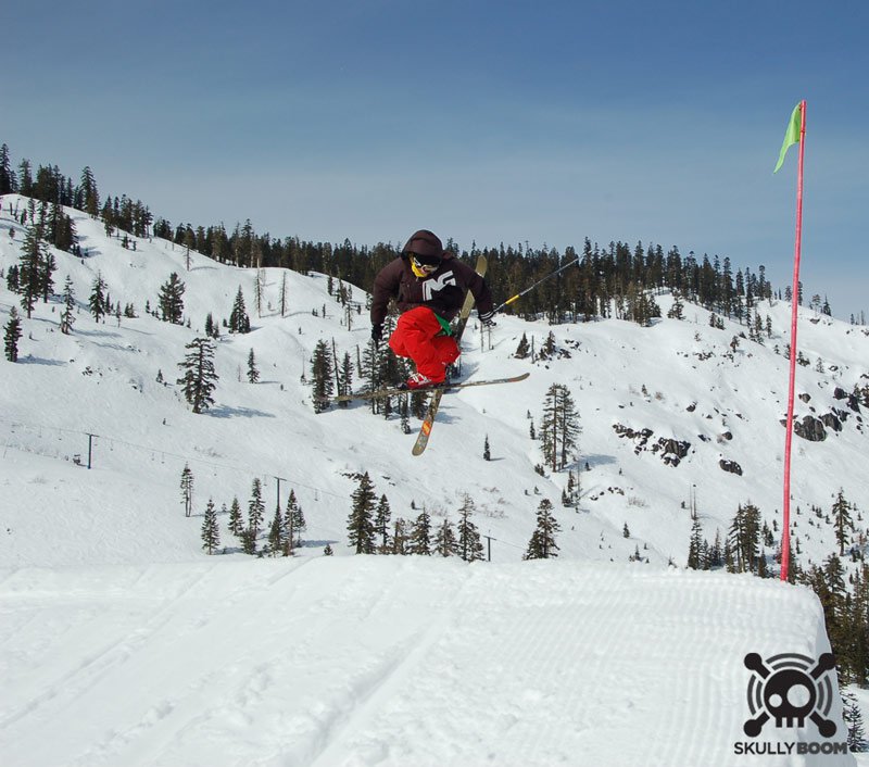 Double Grab at Alpine Meadows