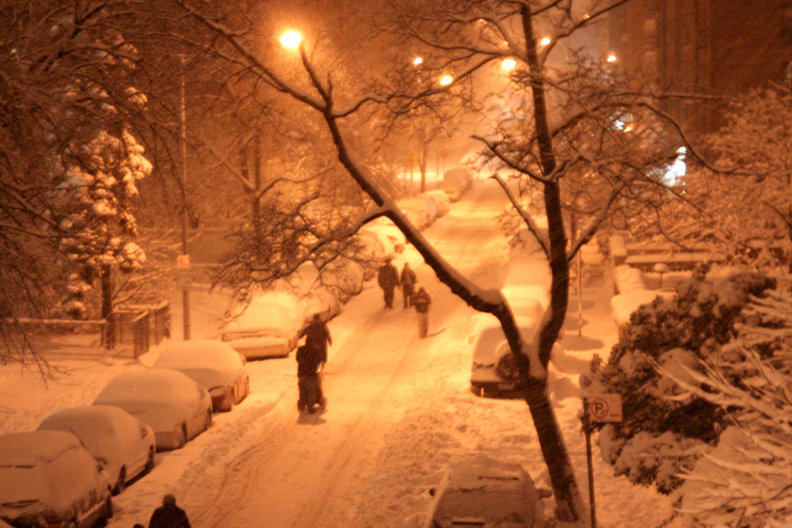 Snowy day in NYC