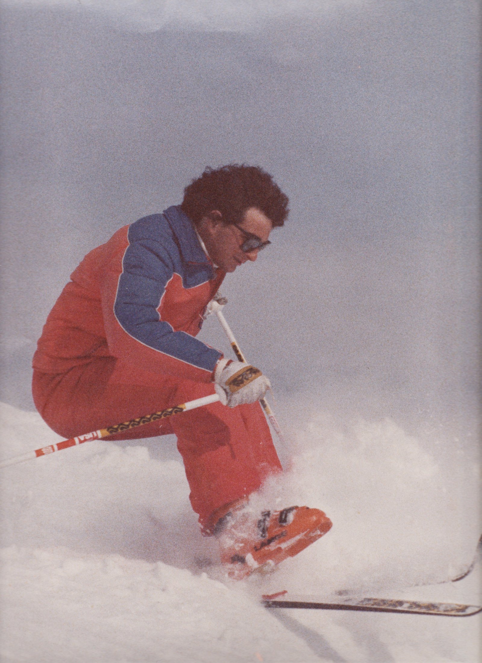 My dad skiing the bumps