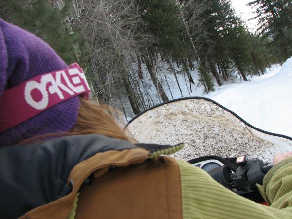 Snowmobiling