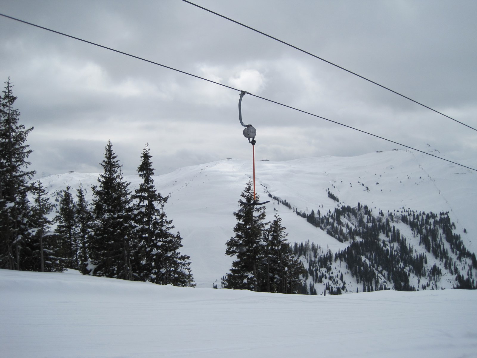 T-bar Overlooking Alps