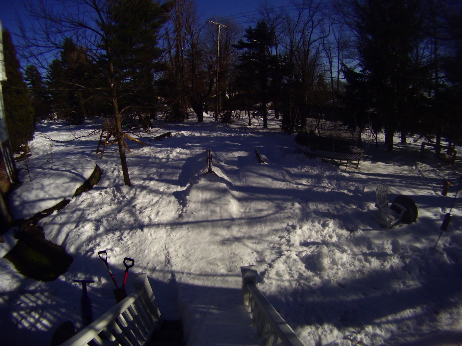 Backyard Winter Setup