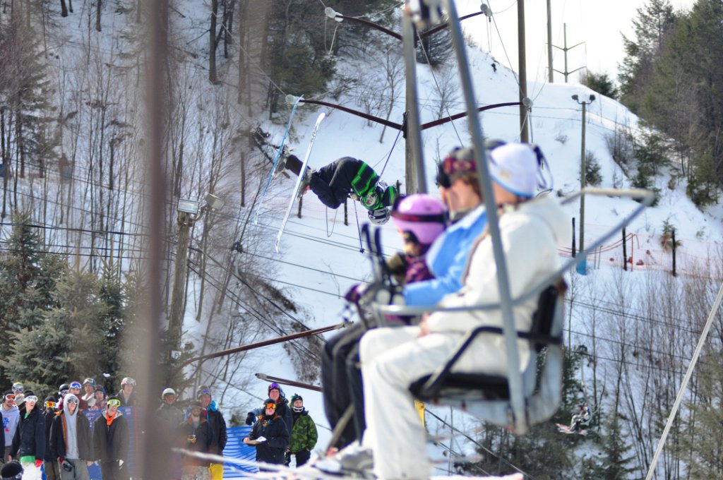 Big air comp front flip