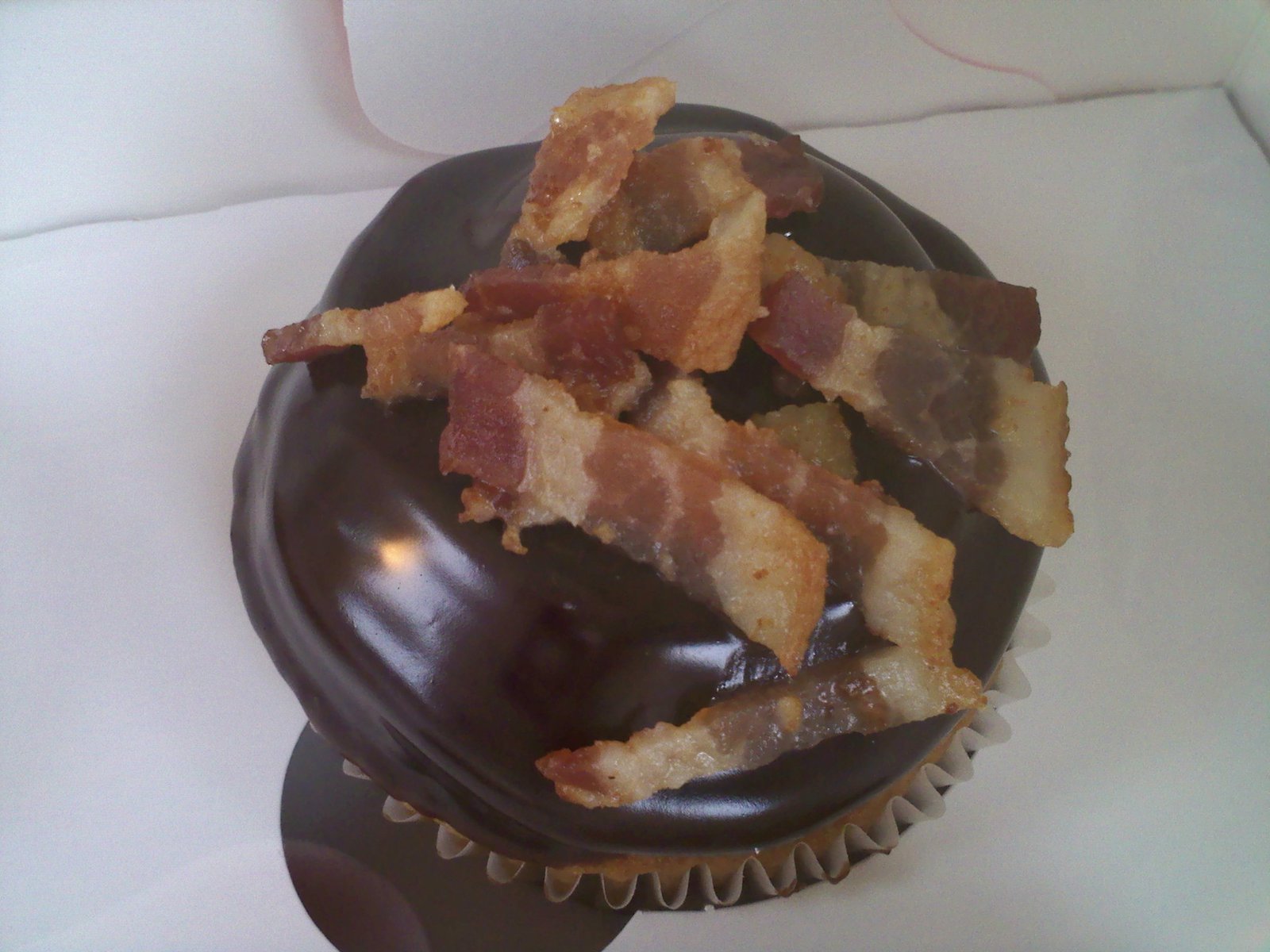 Bacon cupcake