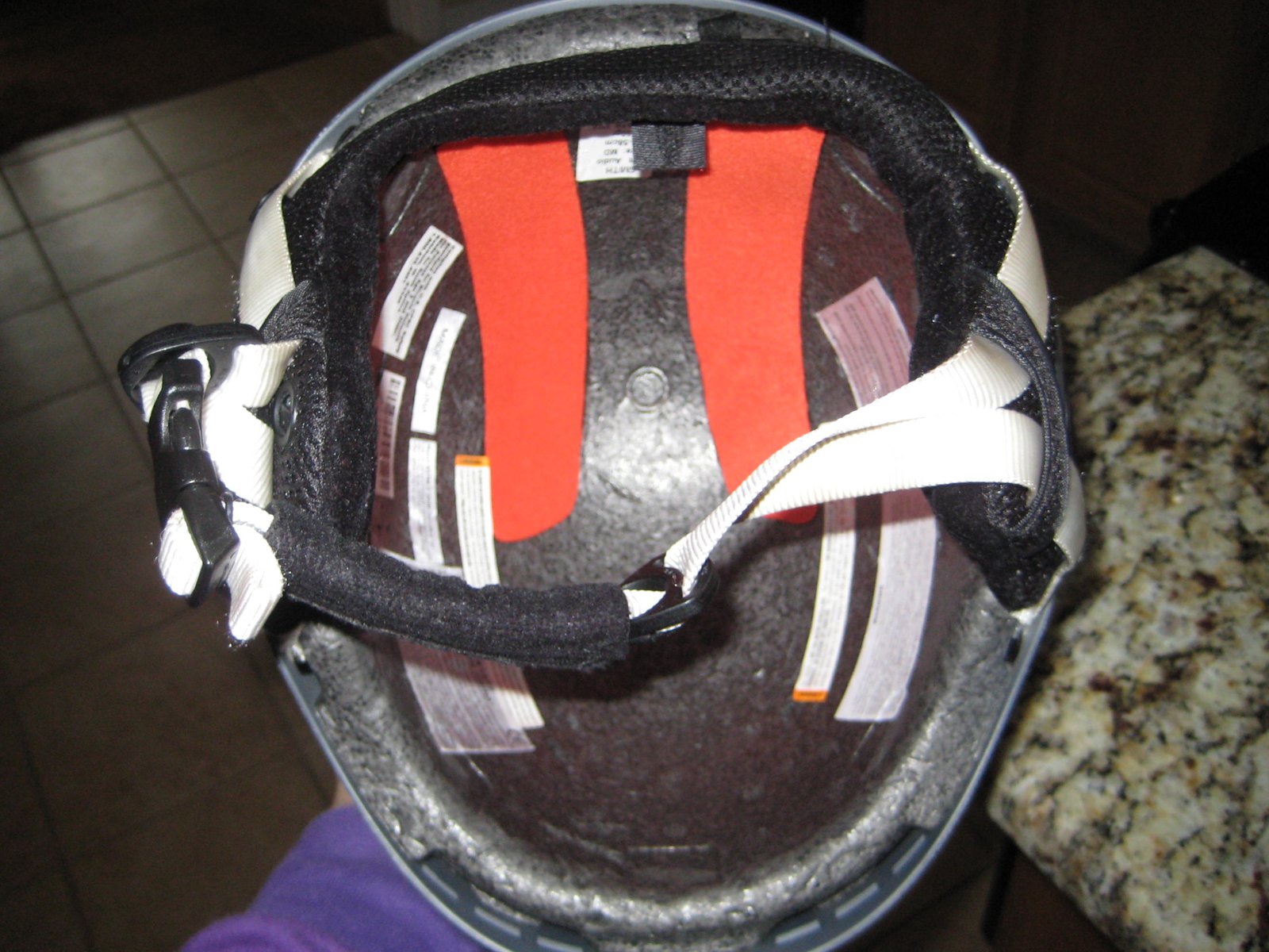 Helmet inside