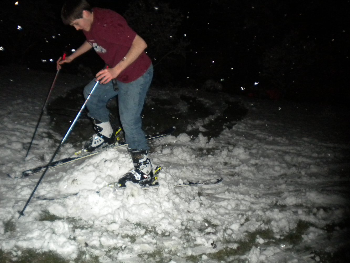 Backyard Skiing on April 18th - 23 of 27