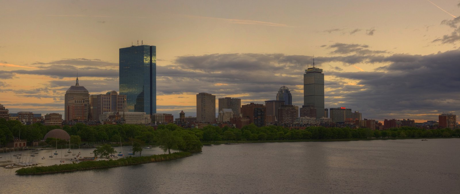 Boston Skyline HDR