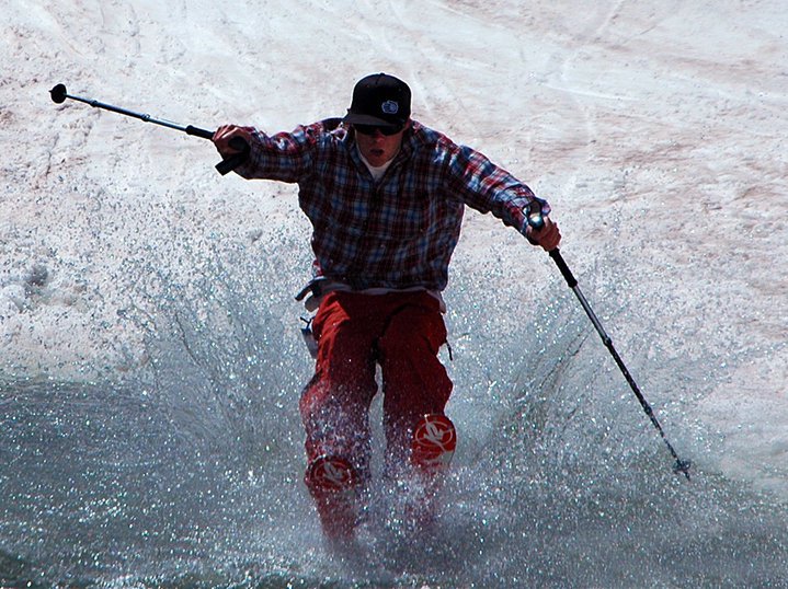 A basin pond skim