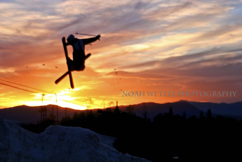 Jump Out Of The Pipe Steamboat Sunset