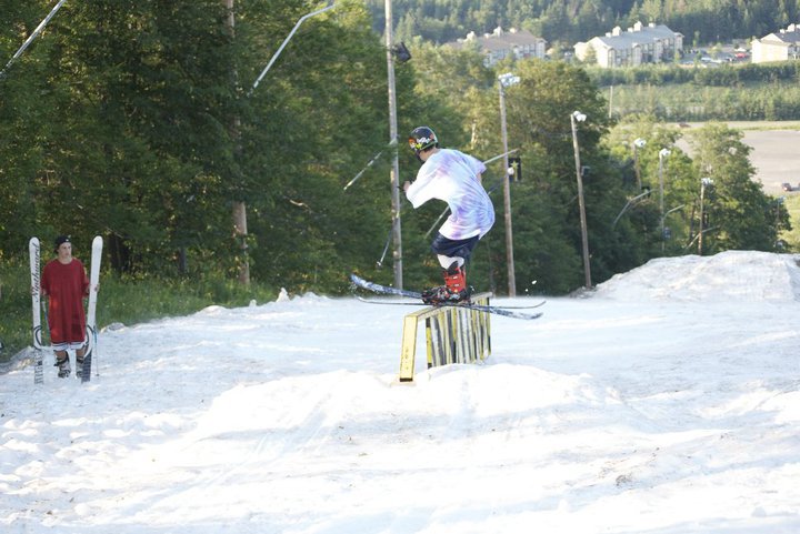 Skiing in QC in july.