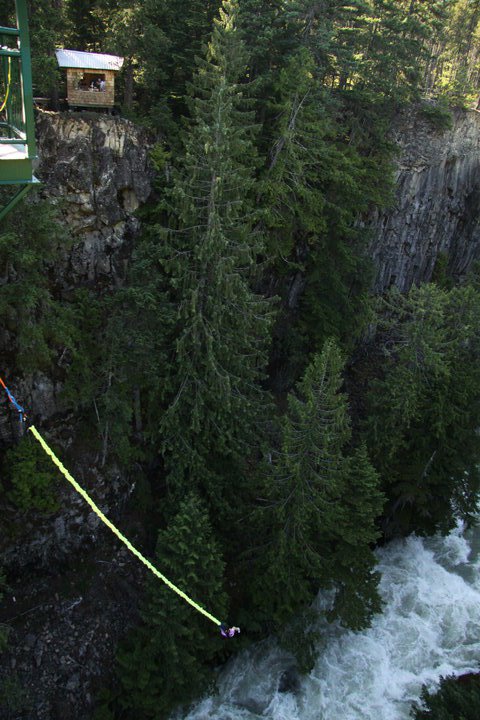 Bungee jumping 130 FEET - 2 of 2