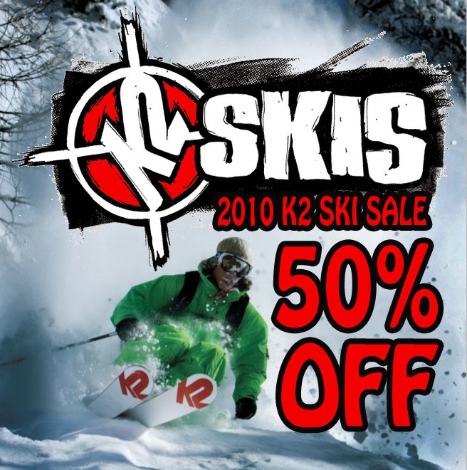 2010 K2 Ski Sale