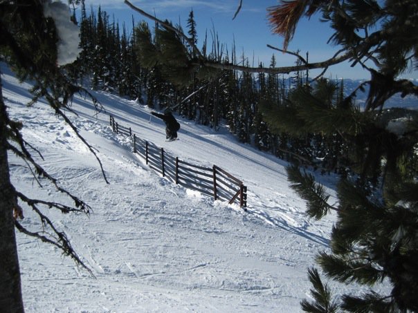 Big Snow fence ollie 180