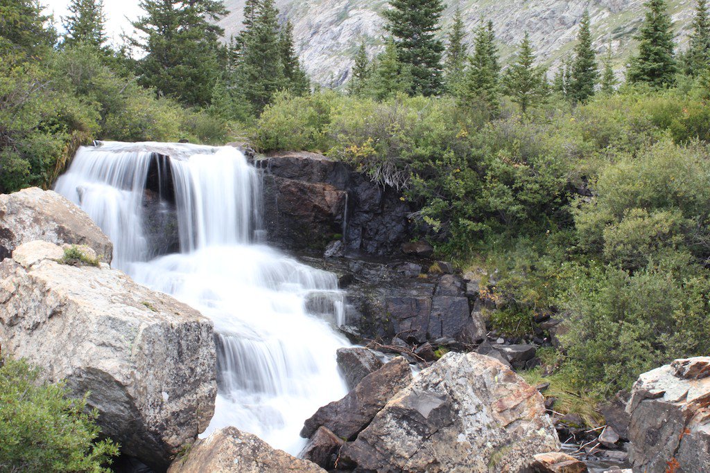 Waterfall near Mt. Quandry and Blue Lake