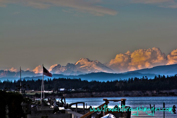 Mt baker from camano