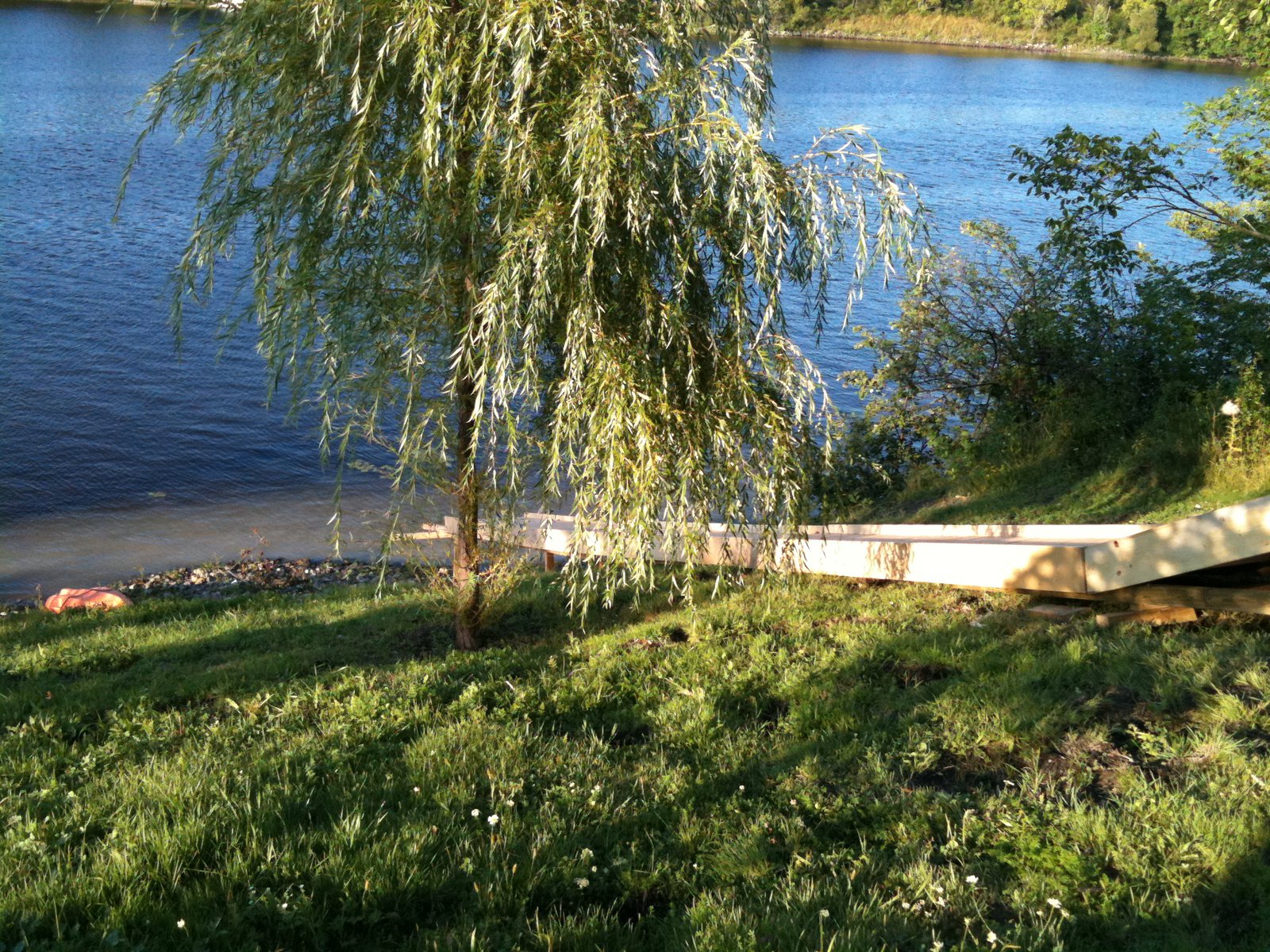 Water ramp construction