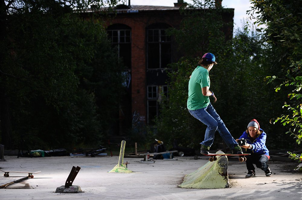 Shooting skateboarding action with Mikael Ashorn