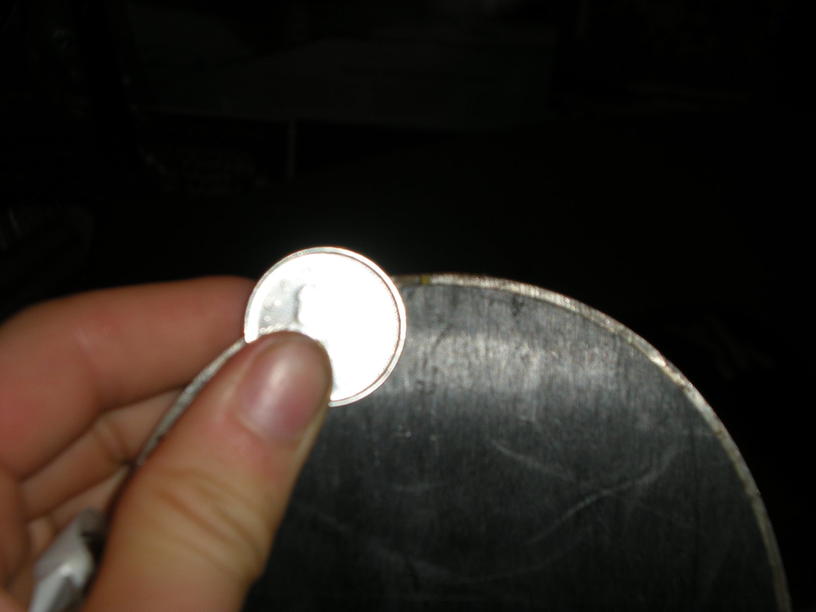 Little piece of edge broken off of tip