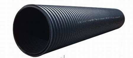 Corrugated pvc hdpe black tubing