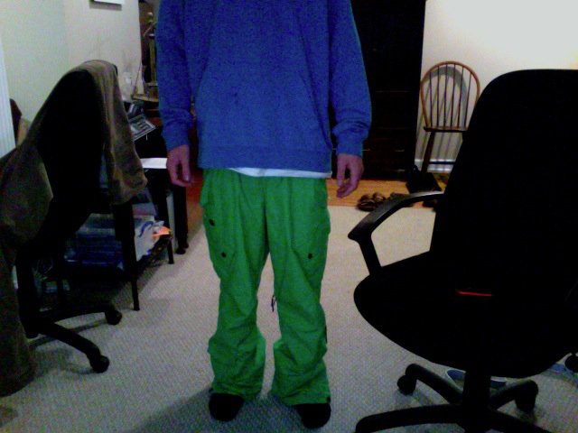 Large poacher pant, im 6ft.