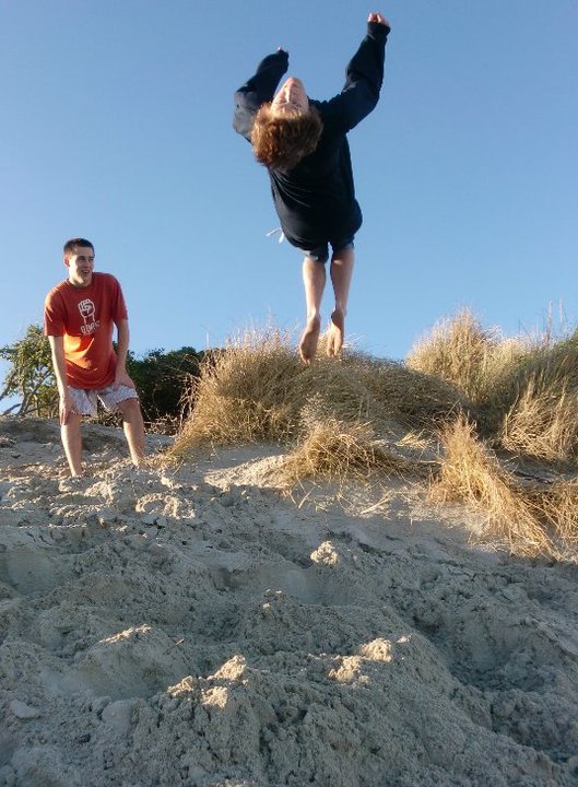 Backies at the Beach