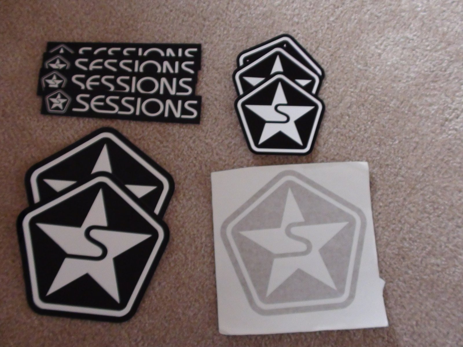 Sessions stickers