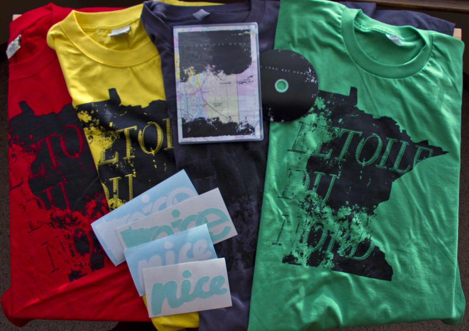 A Long Way Home DVDs, Shirts, Tall Tees, & Stickers