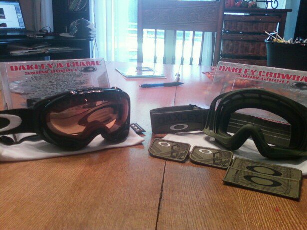 Goggles for sale.