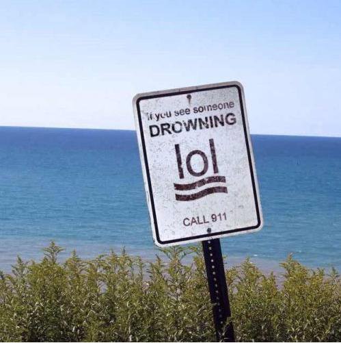 If you see someone drowning