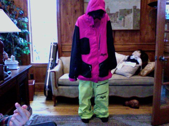 Xl Varcity jacket and Brand new Ecto Pants XL