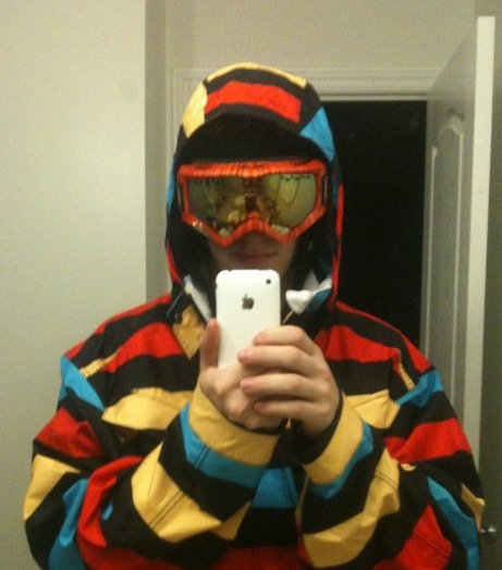 New jacket. new goggles