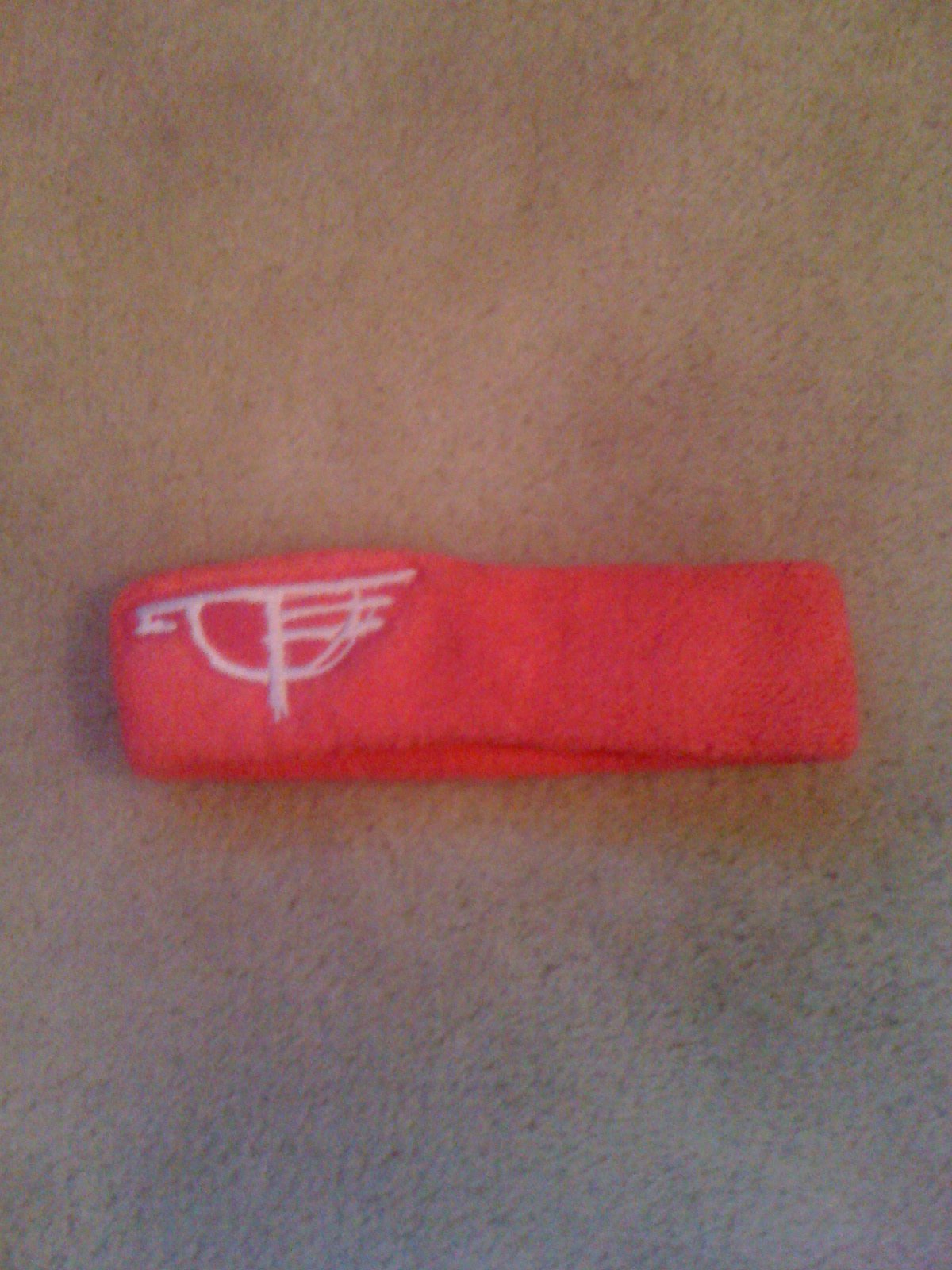 Pink t line headband