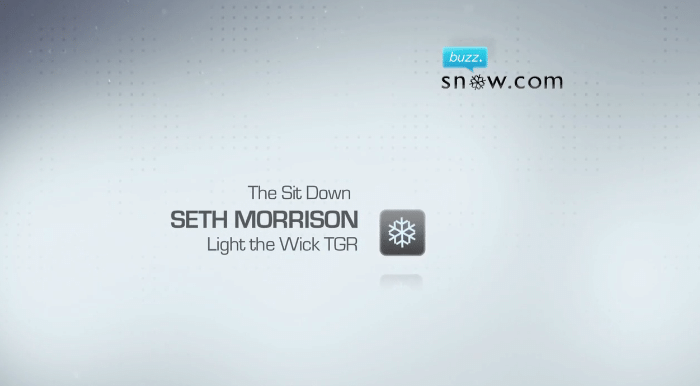 The Sit Down with Seth Morrison: Part 1