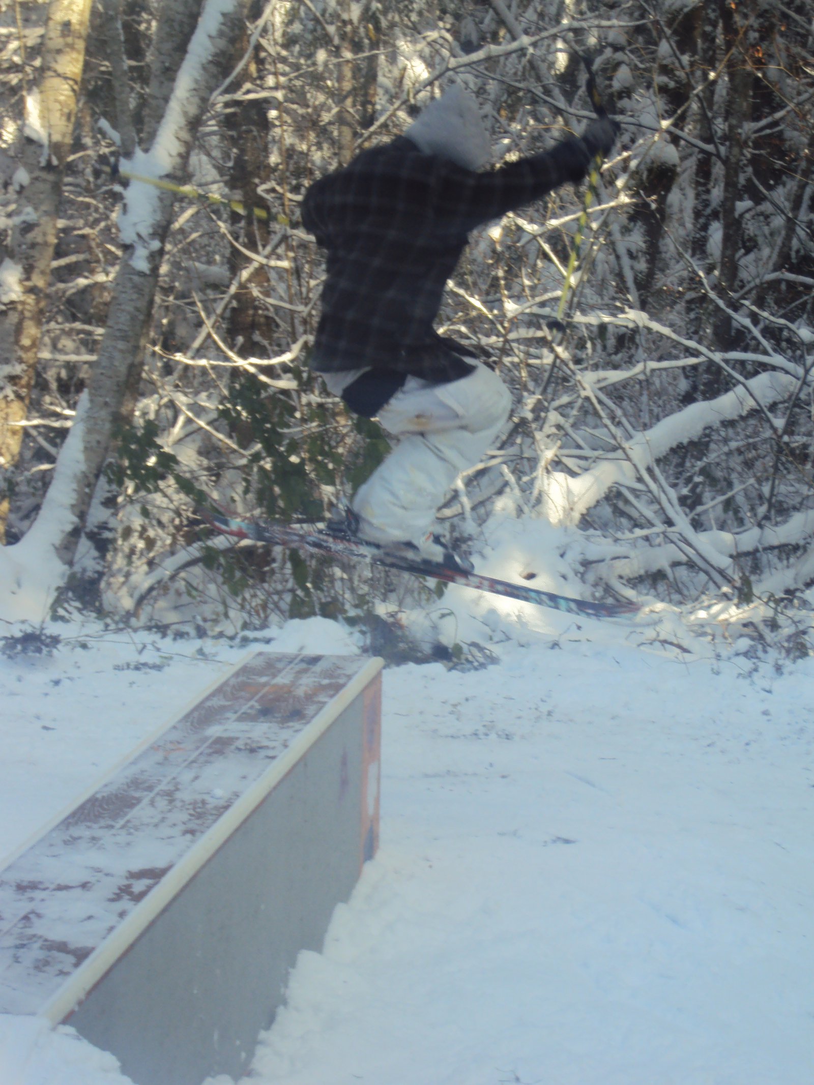 Backyard skiing